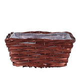 Woodhouse Rectangular Basket - Nut Brown 31x21cm