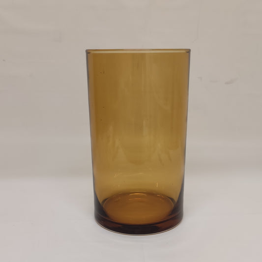Orange cylinder vase (14cm x H25cm)