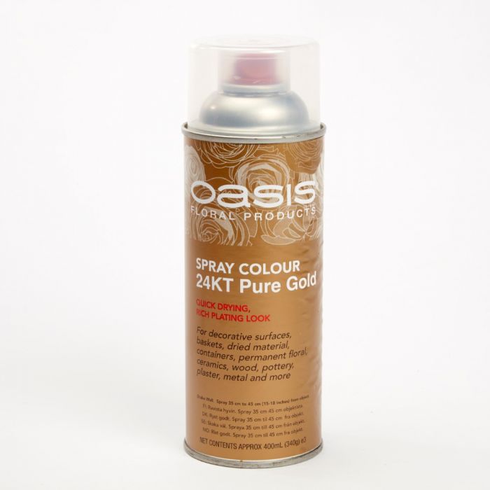 OASIS Spray Colours Metallic Colours 24k Pure Gold (x1)