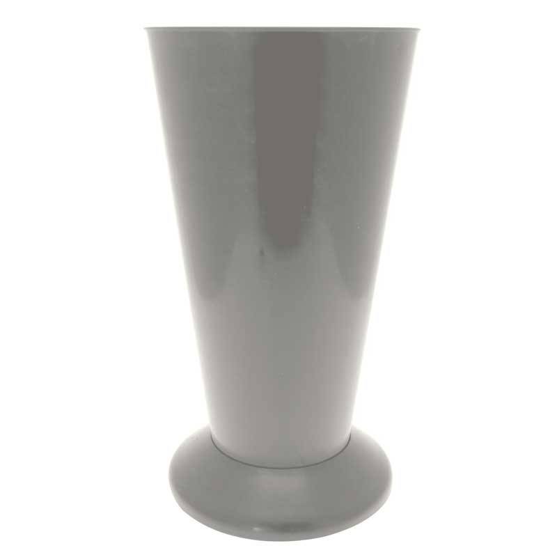 Plastic Silver Vase (Size 6)