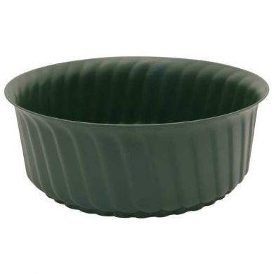 Floral Bulb Bowl Green (H12.5xDia32cm)