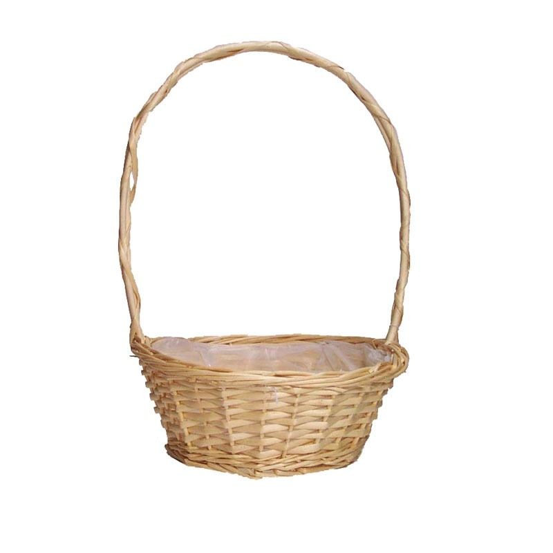 Round Florida White Basket (9 inch)