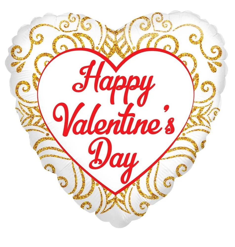 Happy Valentines Day (18") (x10)