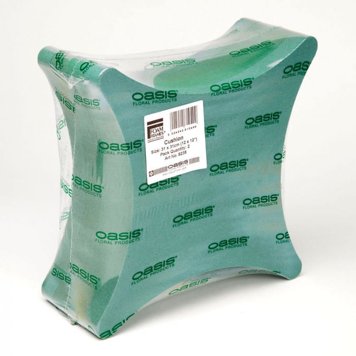 OASIS FOAM FRAMES Ideal Floral Foam Cushions 31x31cm (12"x12") (PK2)