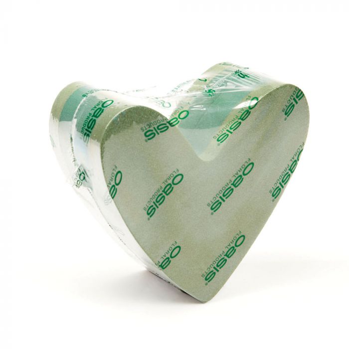 OASIS FOAM FRAMES Ideal Floral Foam Solid Hearts SMALL (PK2)