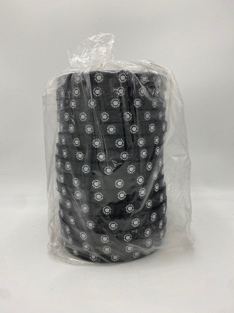 Flower Station Printed Satin Ribbons Black W15mmxL100m (PK15)