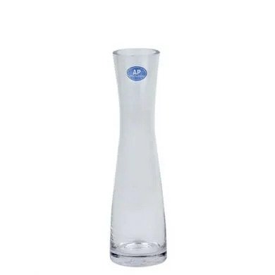 Clear Waist Tied Bud Vase (H22xD5.5cm)