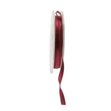 Burgundy Satin Ribbon (6mm x 20m)