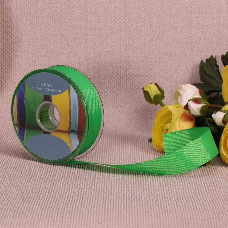 Emerald Gross Grain Ribbon (25mm x 20m)