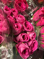 African roses - MIX (light-dark pink, two tones, orange)