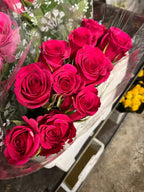 African roses - MIX (light-dark pink, two tones, orange)