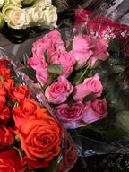 African roses - MIX (light-dark pink, two tones, orange)