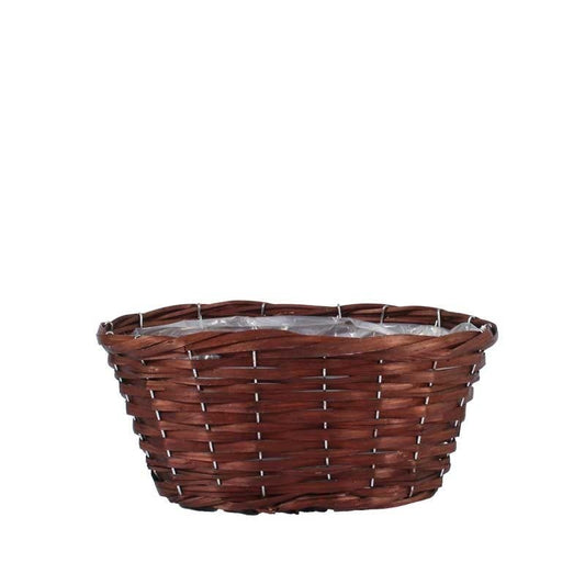 Woodhouse Oval Basket - Nut Brown (H18xO28cm)