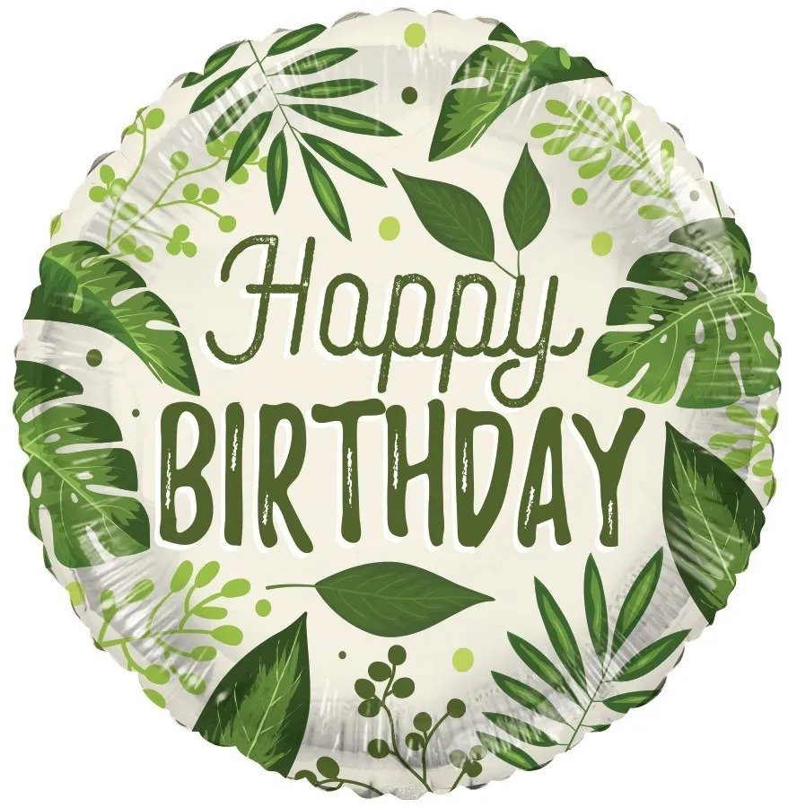 Birthday Nature Balloon ECO ONE (18") (x10)