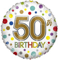 Birthday Age 50 - Eco Balloon (18") (x10)