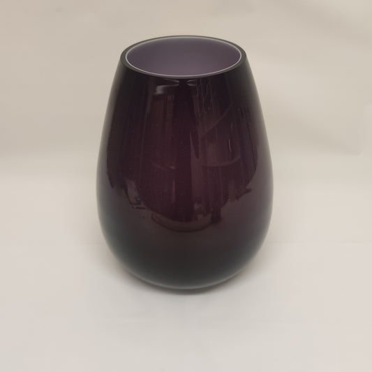 Opal purple vase (10cm x H23cm)