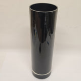 Black cylinder vase (11cm x H40cm)