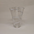 Clear sheet edges and white vase (apprx.8m x H25cm)