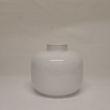 White short square bowl vase (5.5cm x H15cm)