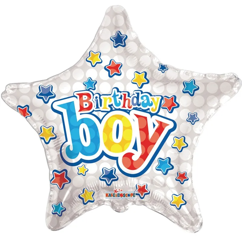 Happy Birthday Birthday Boy (18") (x10)
