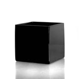 Black Glass Cube (H12cm)