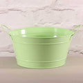Zinc Green Round Bowl (11cm x 22cm)
