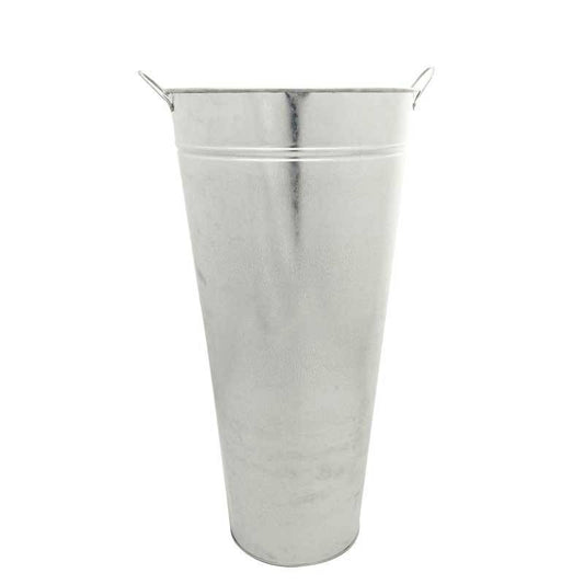 Galvanised Vase (H55cm)