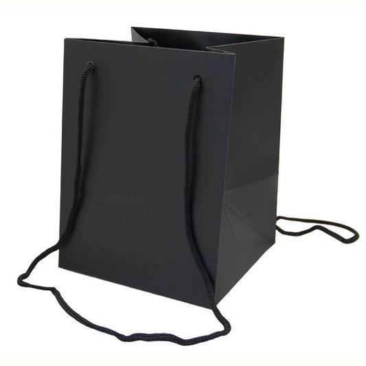 Black Hand Tie Bag H25xW19xL19cm (PK10)