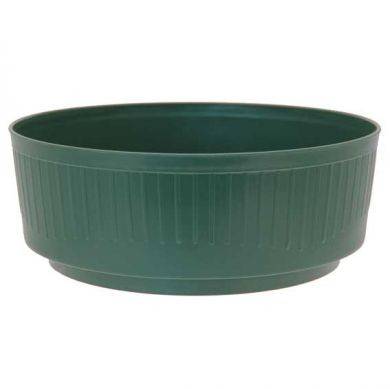 Floral Bulb Bowl Large Green (H9xO24.3cm)