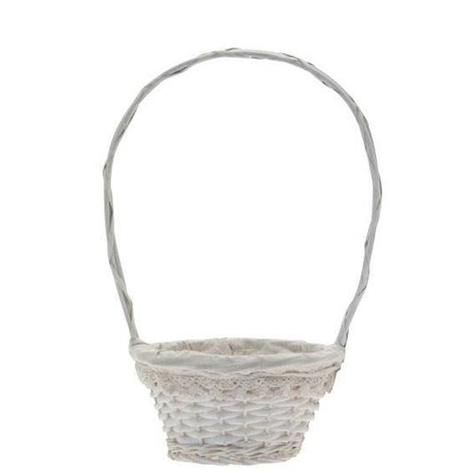 Basket: Round Victoria Basket with Handle (H27.5cm)
