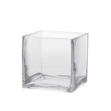 Glass Cube (H16cm)