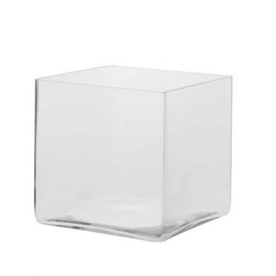 Glass Cube (H18cm)