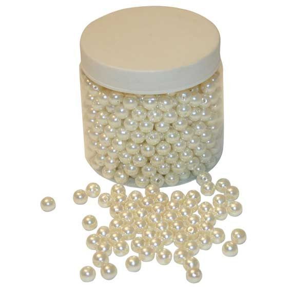 White Pearls in Jar (8mm, 284g)