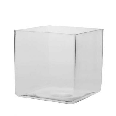 Glass Cube (H20cm)