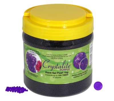 Crystalite Aqua Gel Pearls - Purple 1kg (x1)