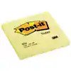 Post-it Sticky Notes Canary Yellow (L76xW76mm) (SH 100) (x6)