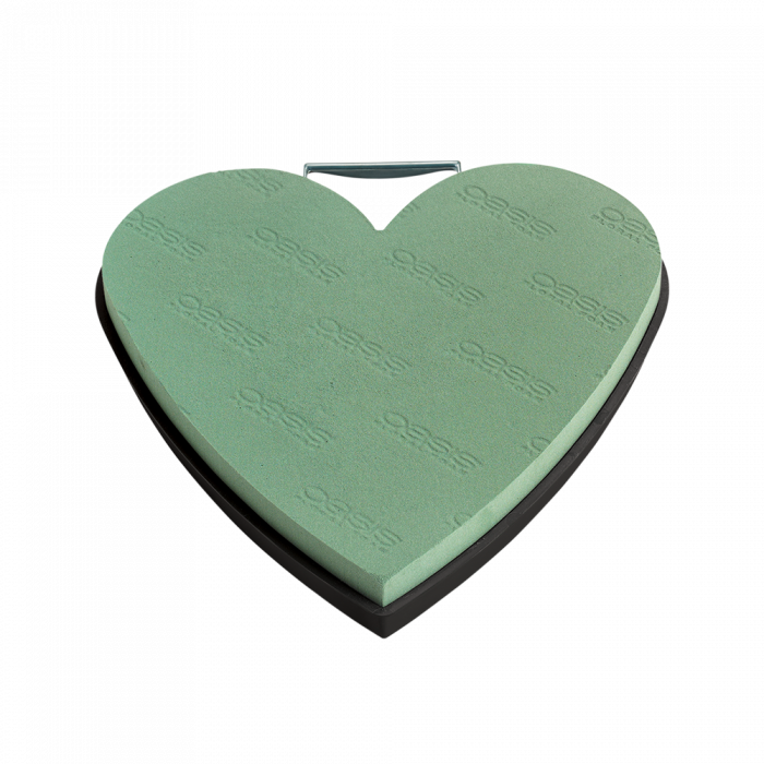 OASIS NAYLORBASE Ideal Floral Foam Heart 33x33cm (13"x13") (x1`)
