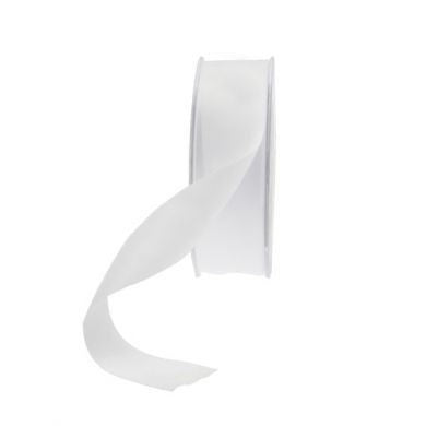 White Satin Ribbon (25mm)