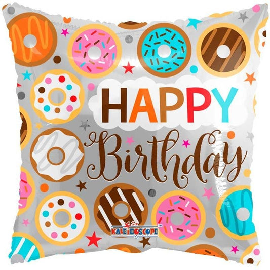 Happy Birthday Donuts (18") (x10)