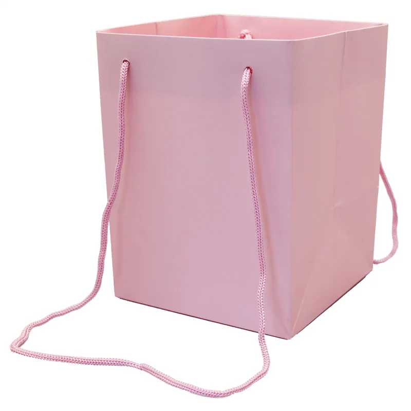 Pink Hand Tie Bag (H25xW19xL19cm) (PK10)