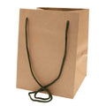 Kraft with Moss Handle Hand Tie Bag H25xW19xL19cm (PK10) (x10)