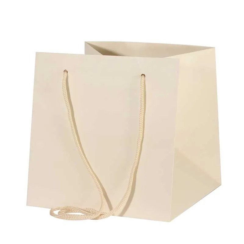 Ivory Hand Tie Bag H25xW25xL25cm (x100)