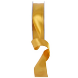Bright Gold Double Faced Satin Ribbon (25mmx20m)
