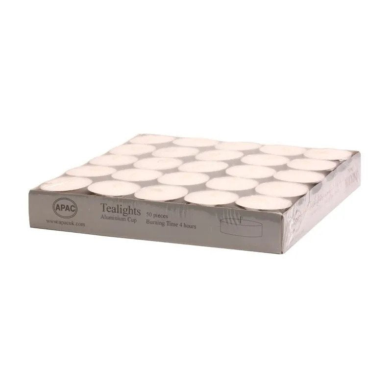 Tealights 4 hour - Aluminium Cup (x50)