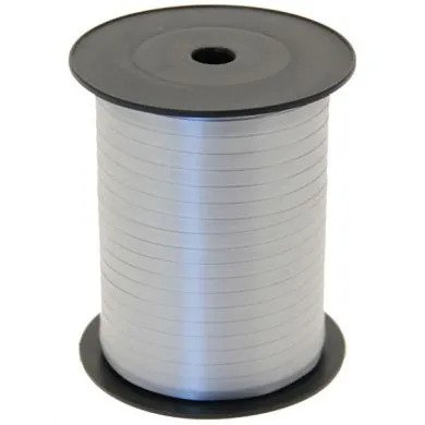 Silver Curling Ribbon 5mm x 500m