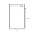CLEAR CELLO BAGS SIZE C6 Plus (SELF ADHESIVE) 119x162mm (PK100)