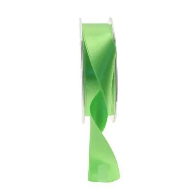 Lime Green Satin Ribbon (25mm)
