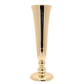 Gold Plated Conic Vase (H50cm) (x1)