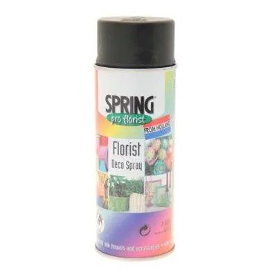 SPRING Soft Black Euro-Aerosols Spray Paint (x1)