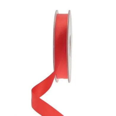 Bright Red Satin Ribbon (15mmx20m)
